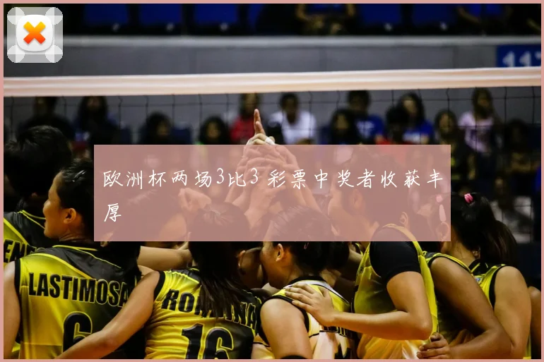 欧洲杯两场3比3 彩票中奖者收获丰厚